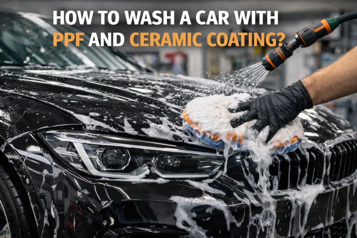 How to Wash a Car With PPF and Ceramic Coating?